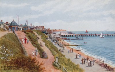 Klippe und Promenade, Clacton-on-Sea von Alfred Robert Quinton